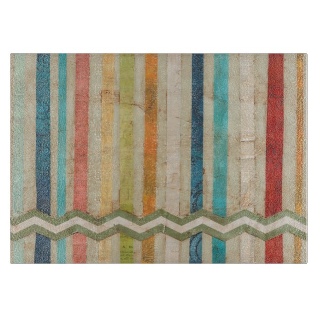 2-Up Paper Fences IV Cutting Board (Front)