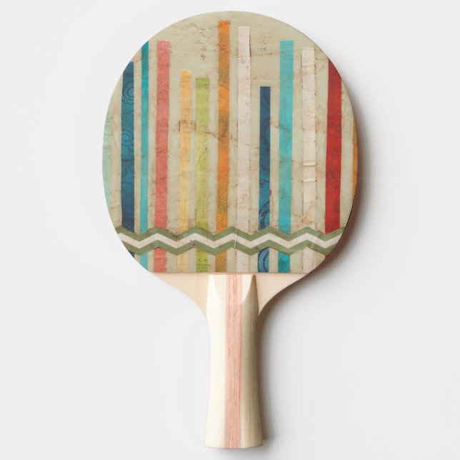 2-Up Paper Fences IV Ping Pong Paddle (Front)