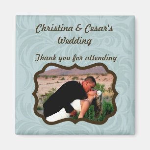 2"x2" Announcement Magnet I Moustache You a Questi