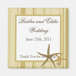 2"x2" Favour Magnet Sandy Beach