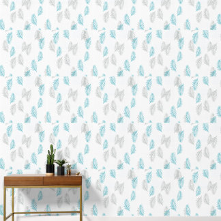 2' x 12' Boho Style Leaves Patterned Textured  Wallpaper