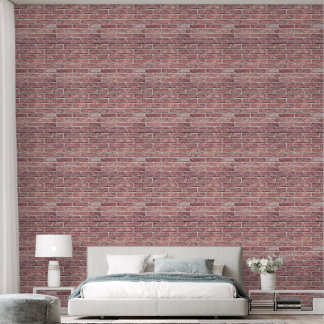 2' x 12' Brick Patterned Textured Vinyl  Wallpaper