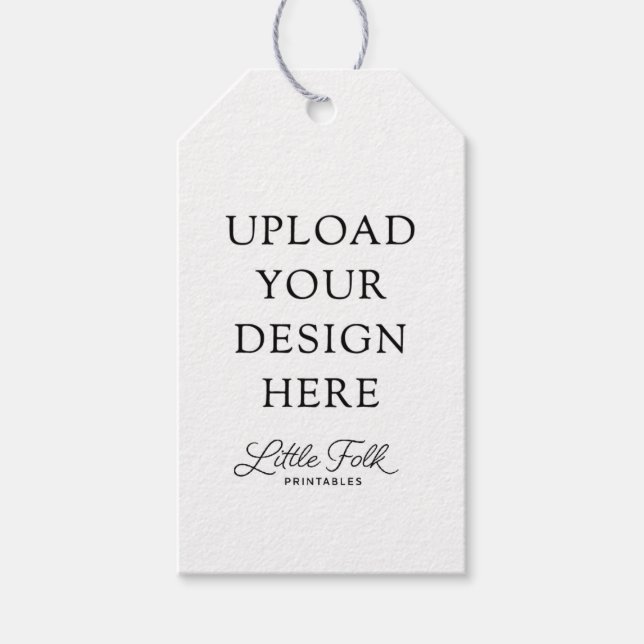 2 x 3.5" Rectangle Favour Tag (Front)