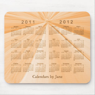 2 Year Calendar 2011-2012 Mouse Pad