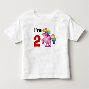 2 year old birthday girl gift ( unicorn pony ) toddler T-Shirt