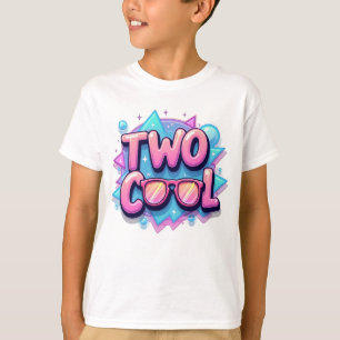 2 Year Old Birthday Shirt for Boys -Two Cool Theme