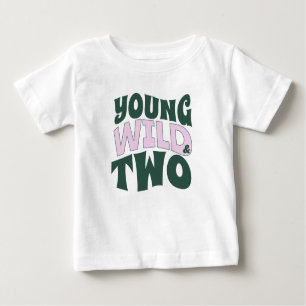 2 year old shirt toddler young wild & two