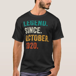 2 Years Old  Legend Since October 2020 2nd Birthda T-Shirt