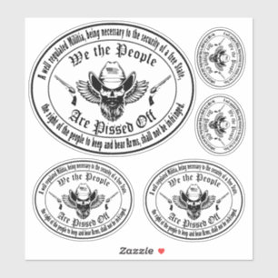 2A Patriotic Second Amendment Militia Design