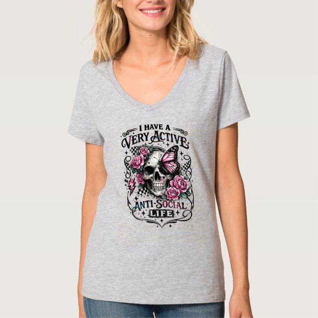 #2Antisocial T-Shirt (Front)