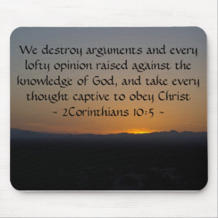 2Corinthians 10:5 Mouse Pad
