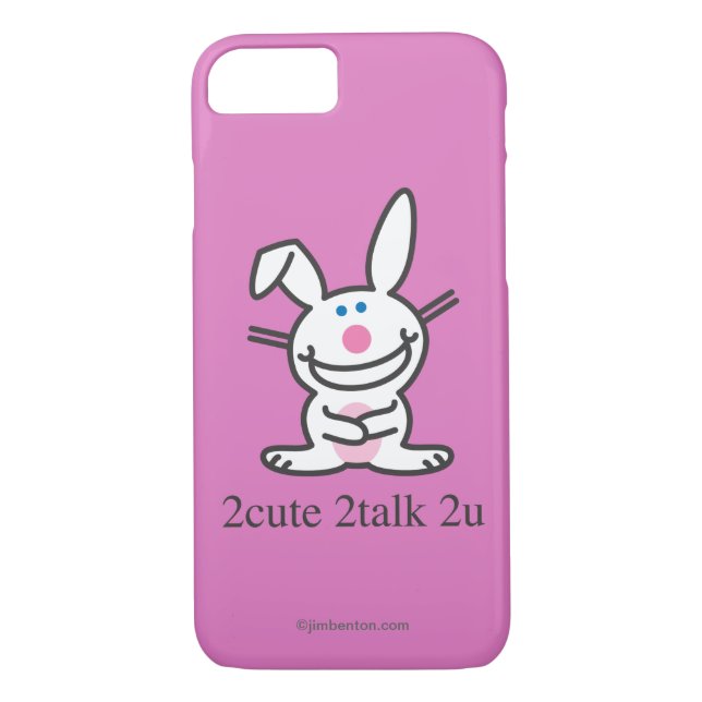 2cute 2talk 2u Case-Mate iPhone case (Back)