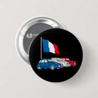 2CV Deux Chevaux French Tricolore Flag