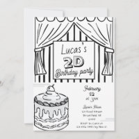 2D Birthday Comic Style