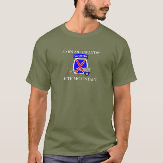 2D BN 22D INFANTRY 10TH MOUNTAIN SHIRT
