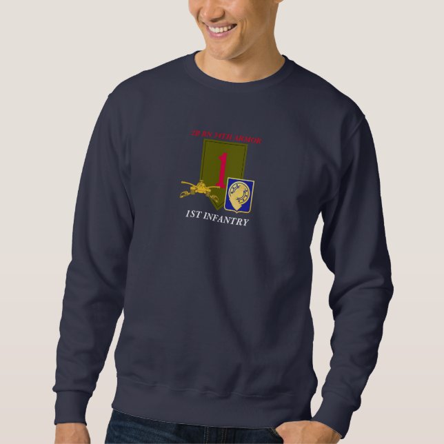 2D BN 34TH ARMOR 1ST INFANTRY SWEATSHIRT (Front)