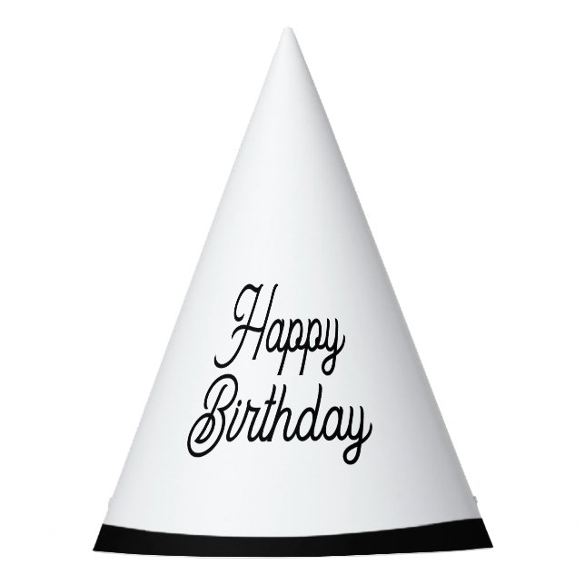 2D Comic Style Birthday  Party Hat (Front)