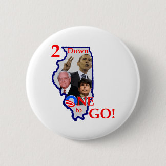 2down One to Go 6 Cm Round Badge