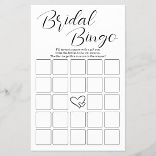 2in1 Bridal Bingo & Whats in your Purse Games Flyer
