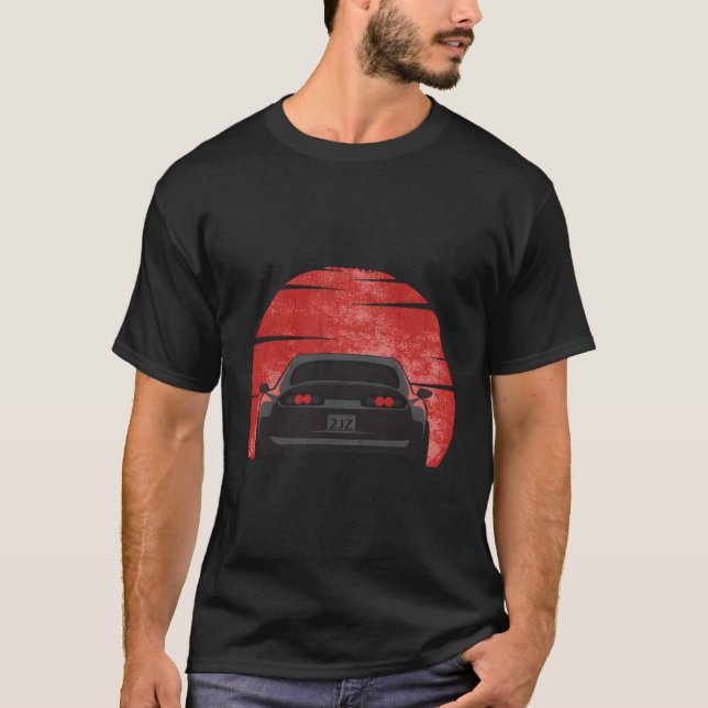 2Jz Black Supra T-Shirt (Front)
