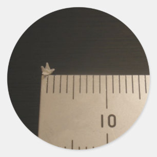 2mm Origami Crane Classic Round Sticker