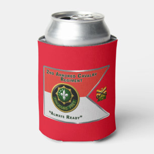 2nd ACR Armoured Cavalry Regiment Guidon Can Cooler