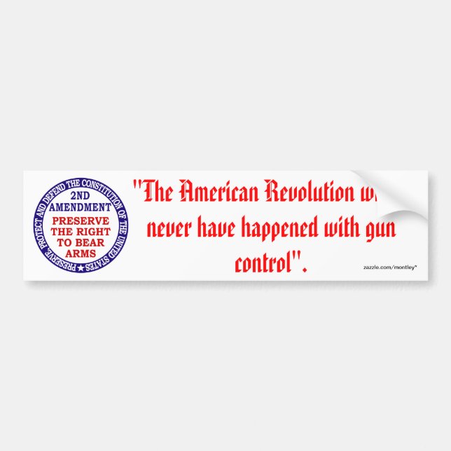 2nd Amendment_1/61 Bumper Sticker (Front)
