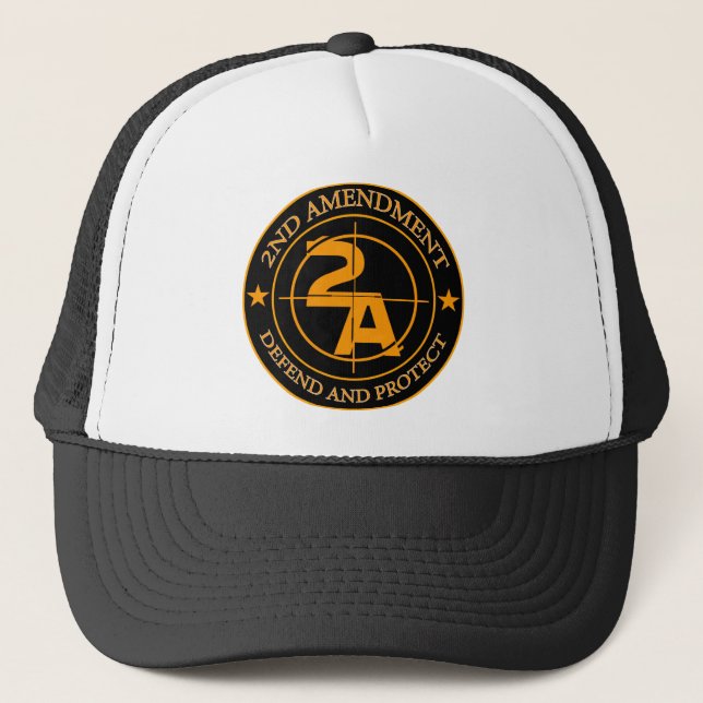 2nd Amendment 3 Trucker Hat (Front)