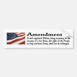 2nd Amendment Bumper Sticker
