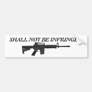2nd Amendment Bumper Sticker - AR-15