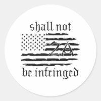 2nd Amendment Flag - Shall Not Be Infringed - 2A