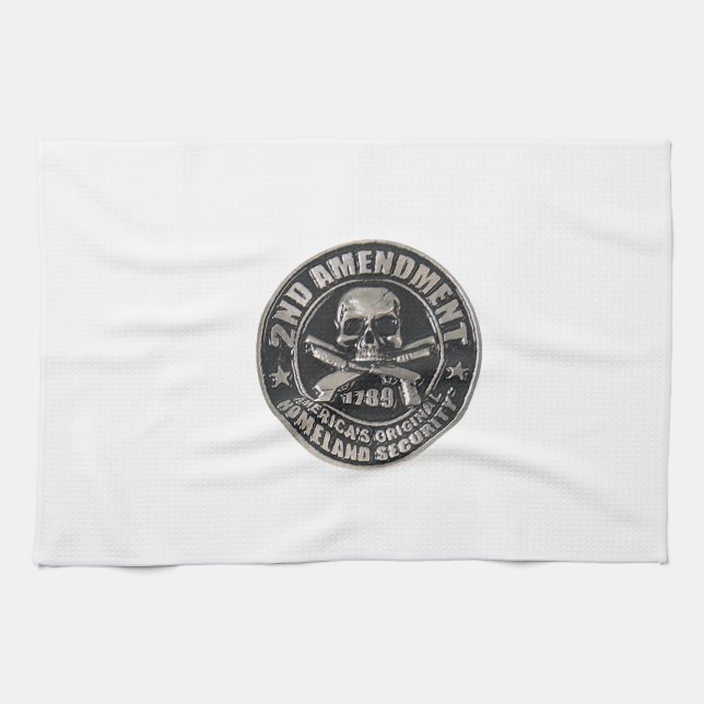 2nd Amendment Medal Tea Towel (Horizontal)