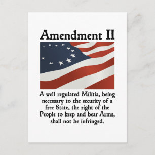 2nd Amendment Postcard