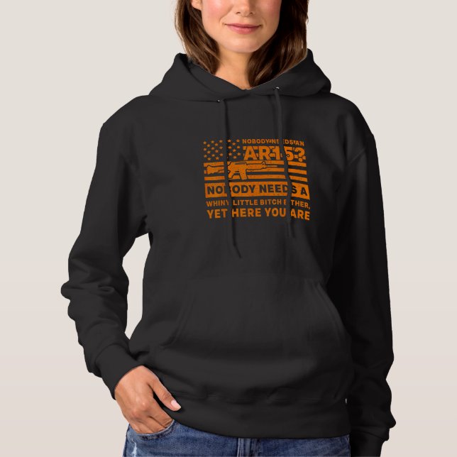 2nd Amendment Rights AR 15 Rights Hoodie (Front)