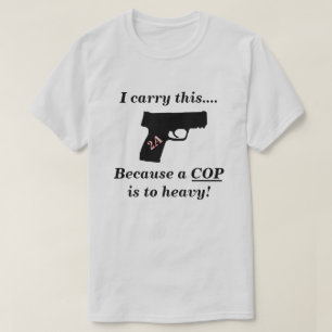 2nd Amendment Self Defence Pistol T-Shirt