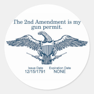 2nd Amendment Sticker