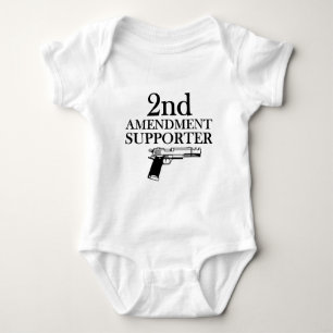 2nd AMENDMENT SUPPORTER - gun rights/constitution Baby Bodysuit