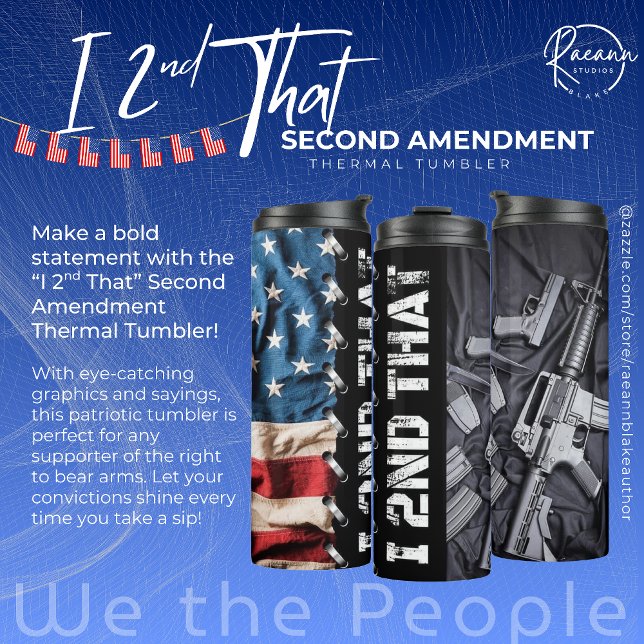 2nd Amendment Thermal Tumbler (Creator Uploaded)