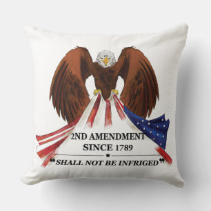 2nd Amendment Throw Pillow
