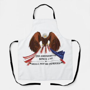 2nd Amendment Throw Pillow Apron