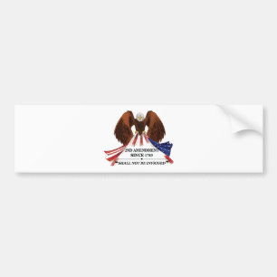 2nd Amendment Throw Pillow Bumper Sticker