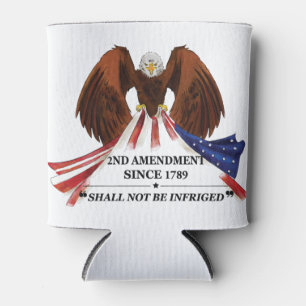 2nd Amendment Throw Pillow Can Cooler
