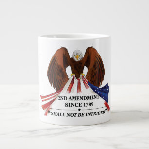 2nd Amendment Throw Pillow Large Coffee Mug