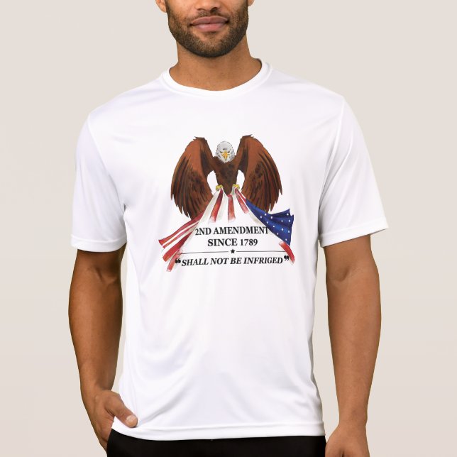 2nd Amendment  Throw Pillow T-Shirt (Front)