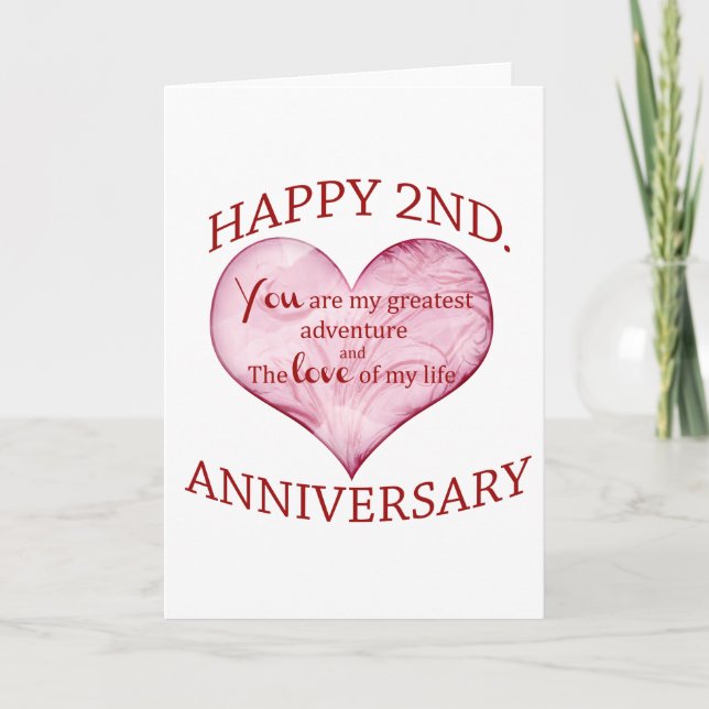 2nd. Anniversary Card (Front)