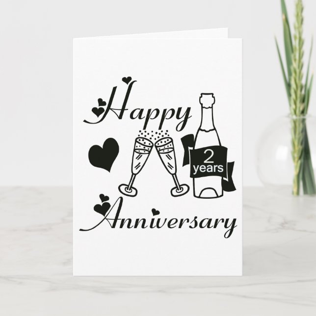 2nd. Anniversary Card (Front)