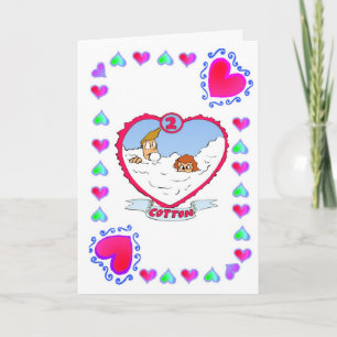 2nd Anniversary Cotton Card
