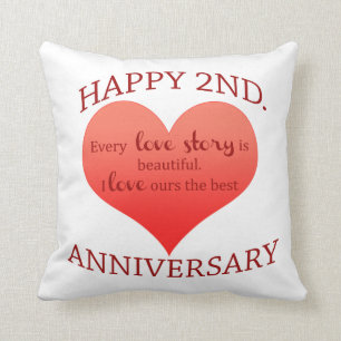 2nd. Anniversary Cushion