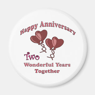 2nd. Anniversary Magnet