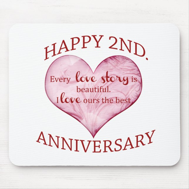 2nd. Anniversary Mouse Pad (Front)
